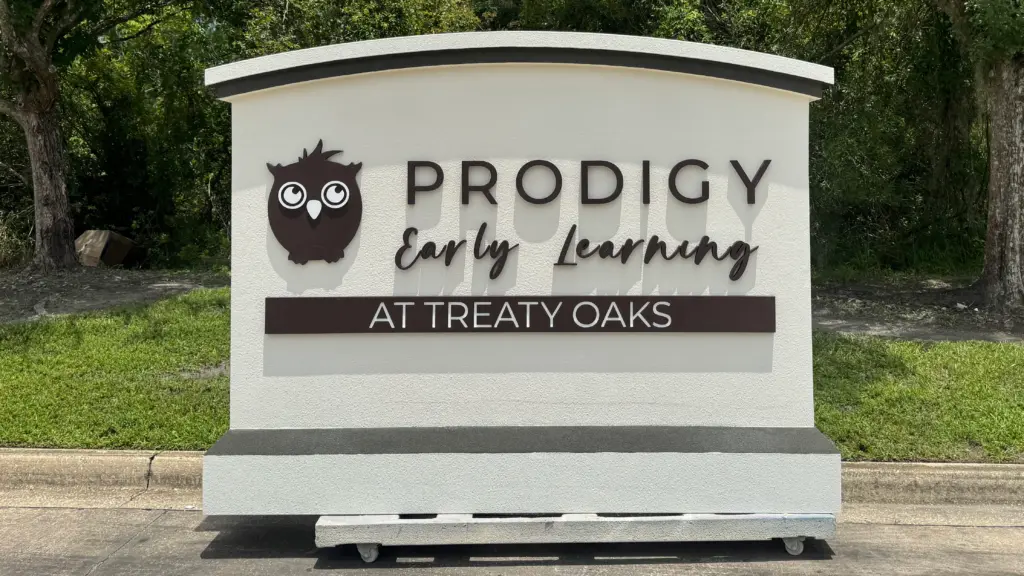 3d architectural foam core monument sign