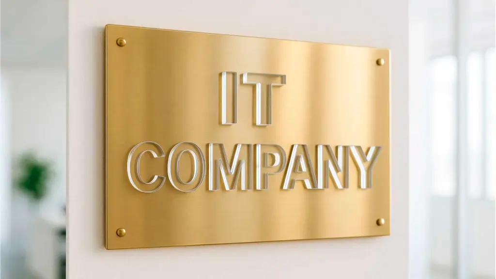 acrylic logo sign