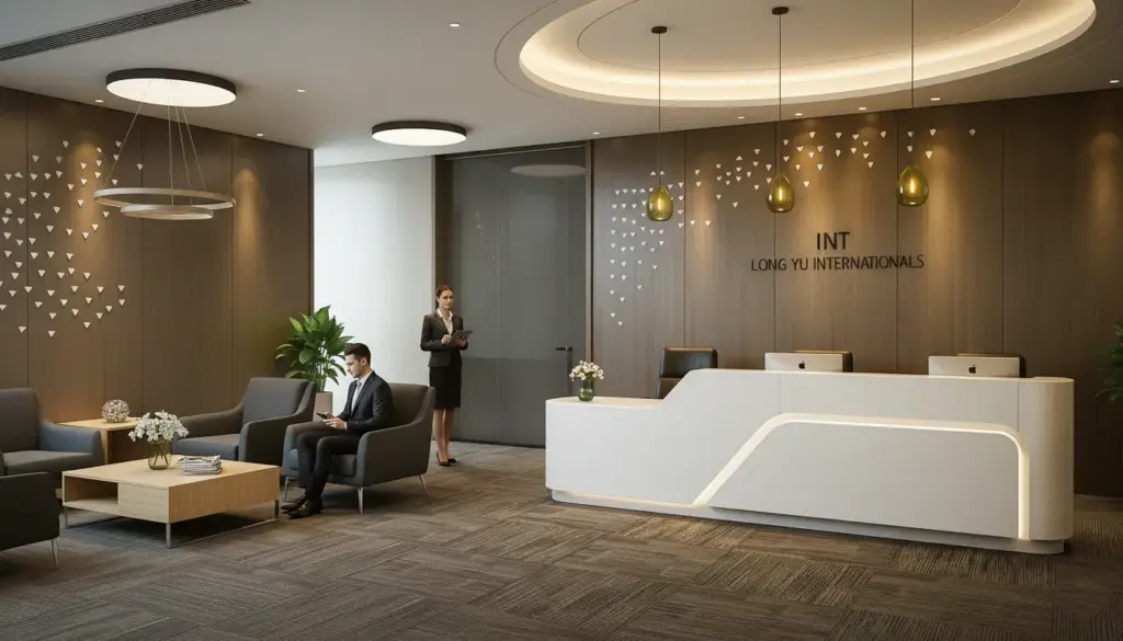 corporate lobby displays