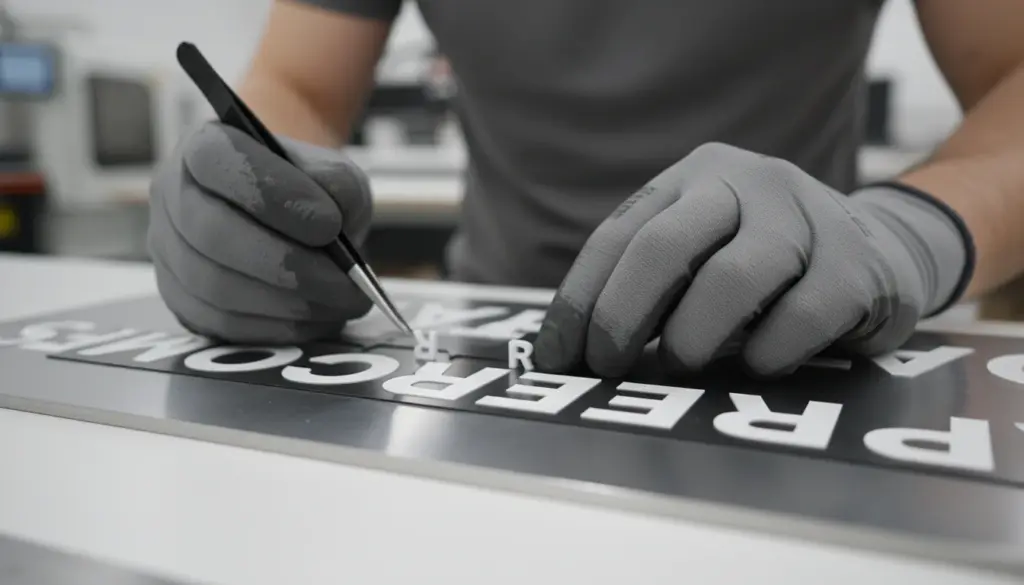 plastic pvc letters