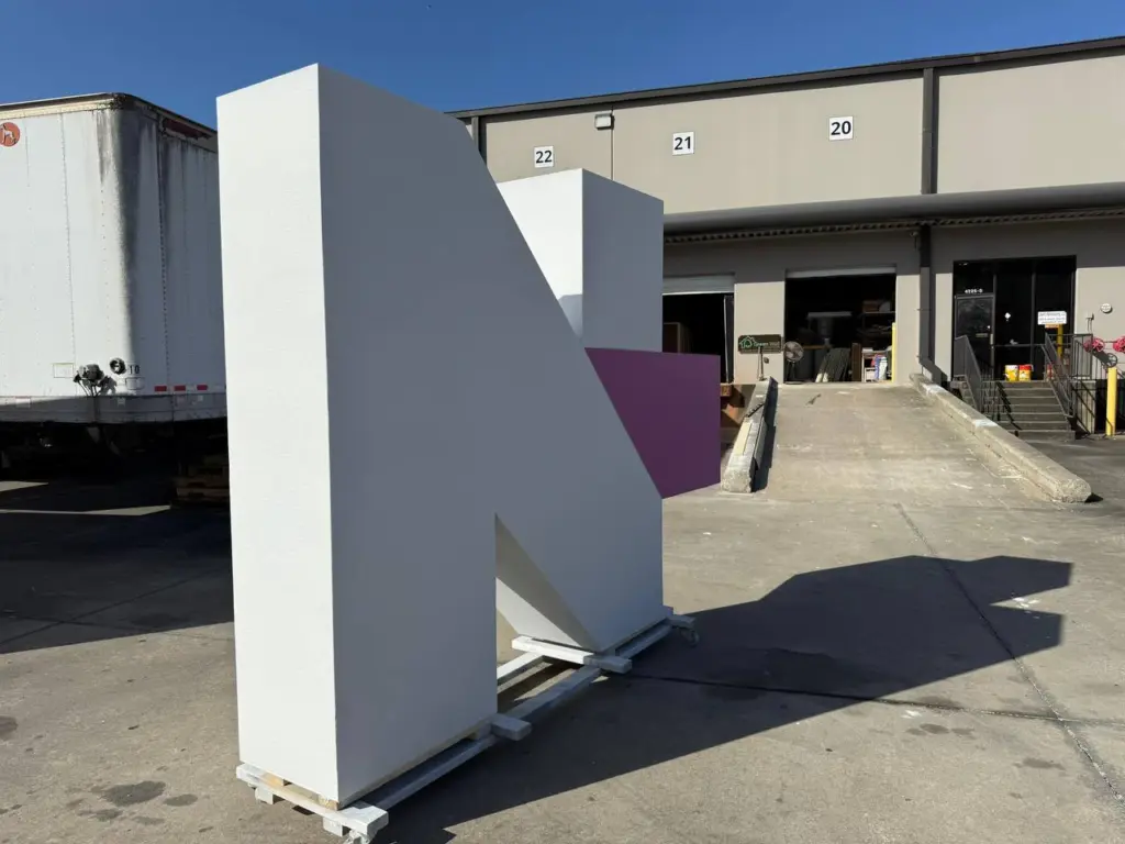 8ft Freestanding 3D Letters 2
