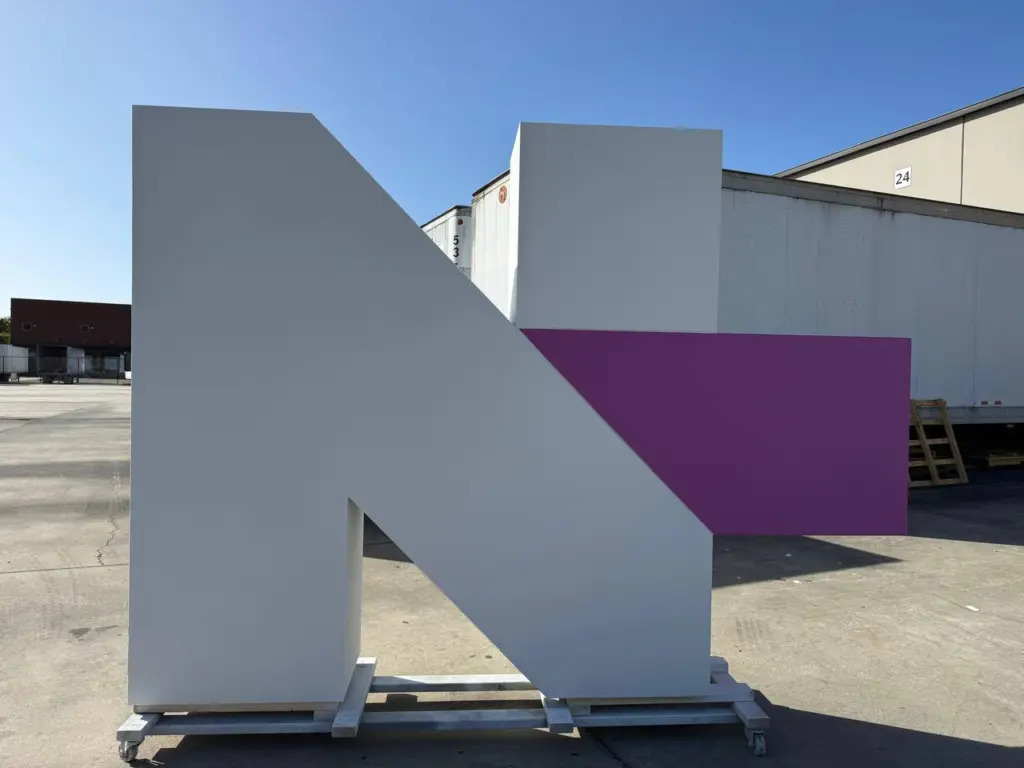 8ft Freestanding 3D Letters 3