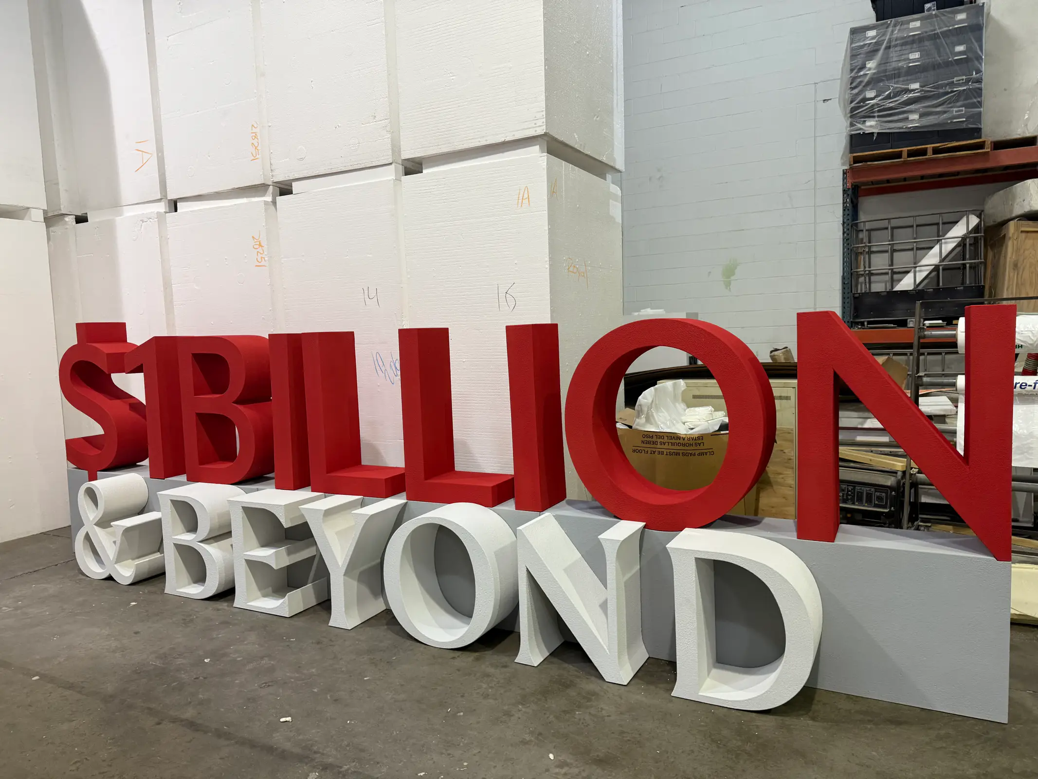 Branded Letter Installation 1