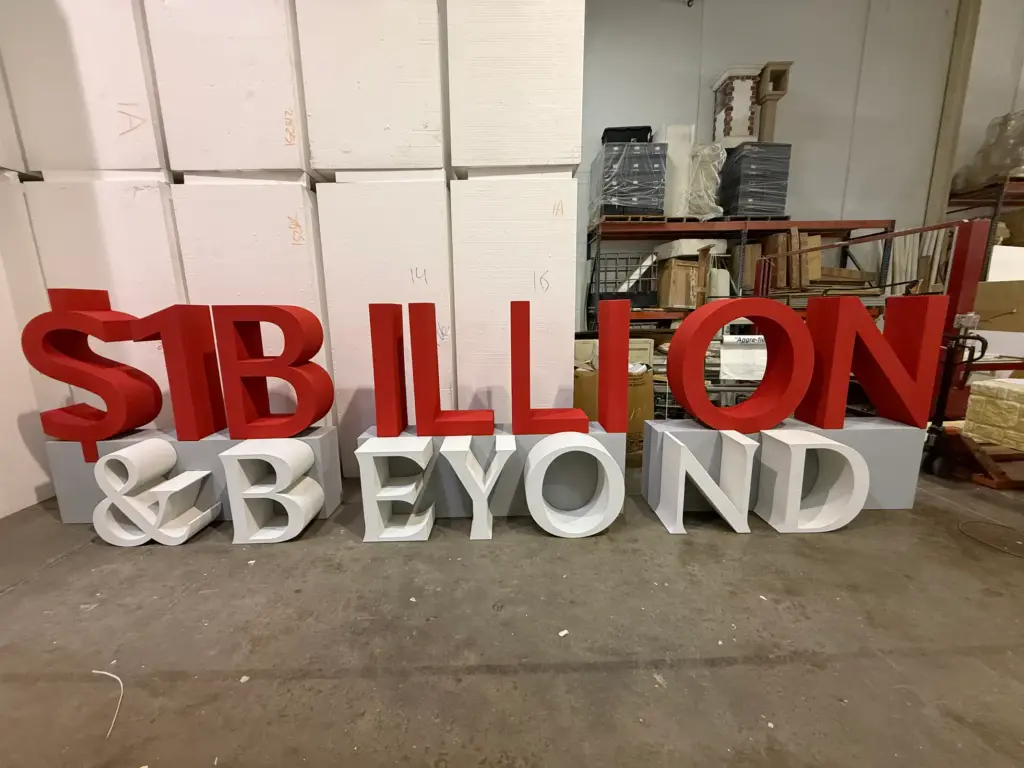 Branded Letter Installation 2