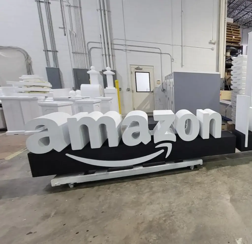 Freestanding 3D Logo Signage 2