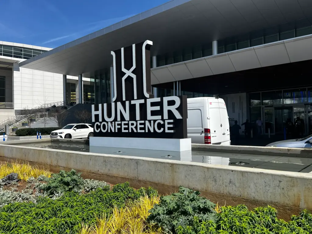 Hunter Conference Sign 2