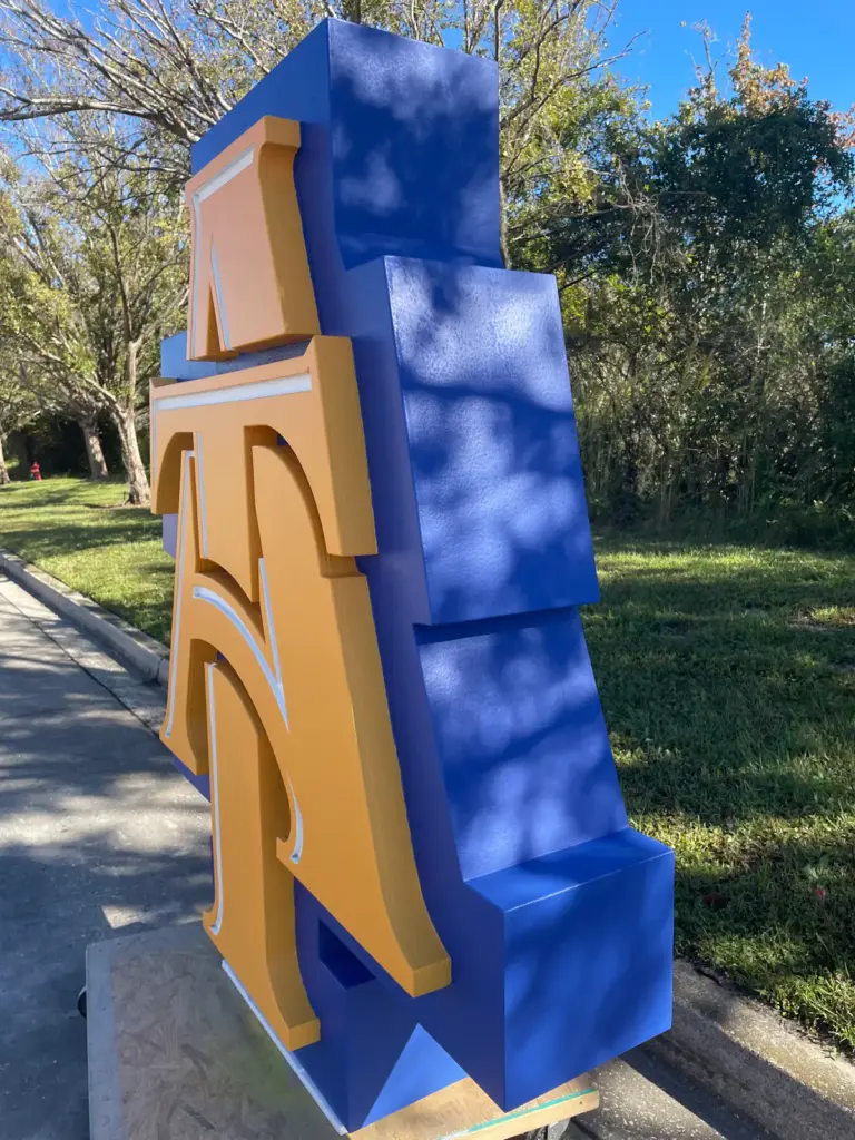 Large 3D Logo Installation 1