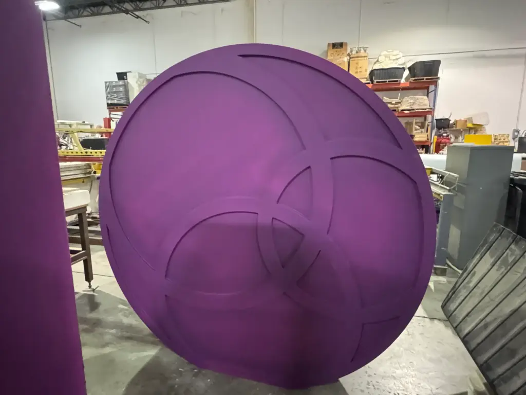 Oversized 3D Letters And Logo 6